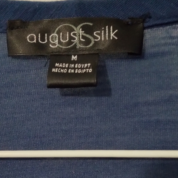 August Silk Navy Open Front Cardigan - Picture 2 of 6